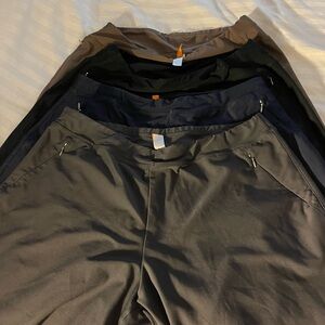 Wide-Leg everyday collection capri pants set of 4 pants